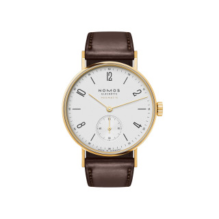 Damenuhr, NOMOS Glashütte Tangente Gold Neomatik Doré, Ref: 162