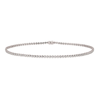 Weißgold, Halsschmuck, Ruppenthal Brillant-Collier „Tennis“, Ref: 00949396