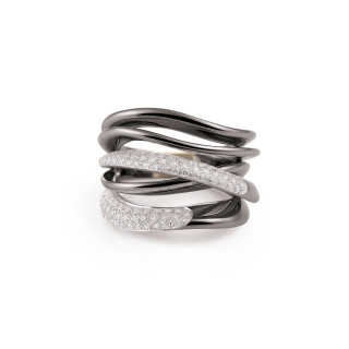Gold farbig veredelt, Ringe, Cammilli Firenze Galaxy Lux Ring, Ref: GAN3688GLUE