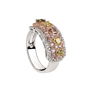 Weißgold, Ringe, Ruppenthal Brillant Ring Fancy, Ref: 00861456