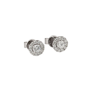 Weißgold, Ohrringe, Ruppenthal Brillant Ohrstecker "Halo", Ref: 00964652