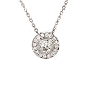 Weißgold, Halsschmuck, Ruppenthal Brillant Collier, Ref: 00962013