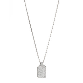 Platin, Halsschmuck, Schmuckwerk Meine Welt Anhänger mit Halskette, Ref: OH216-PT