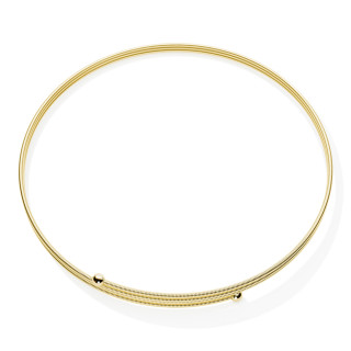 Gelbgold, Halsschmuck, Niessing Colette C Embrace Collier 3-fach, Ref: N373023-125mm-cy