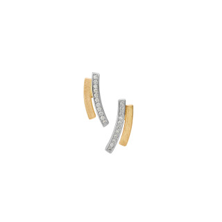 Rotgold, Ohrringe, Schmuckwerk Saturn Ohrstecker, Ref: SO1115-RG-PT