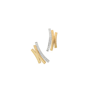 Gelbgold, Ohrringe, Schmuckwerk Saturn Ohrstecker, Ref: SO1225-GG-PT