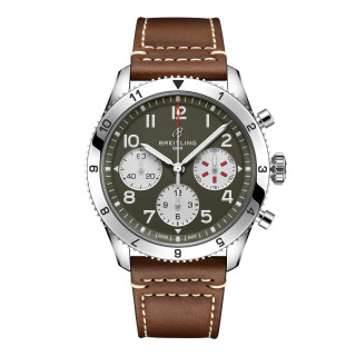 Herrenuhr, Breitling Classic AVI Chronograph 42 Curtiss Warhawk, Ref: A233802A1L1X1