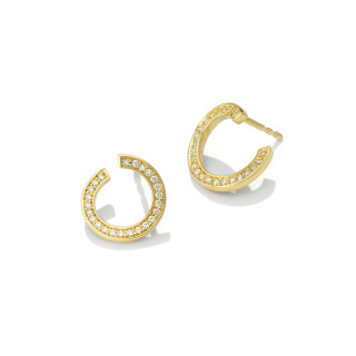 Gelbgold, Ohrringe, Schmuckwerk Saturn Ohrstecker, Ref: SO1015-GG