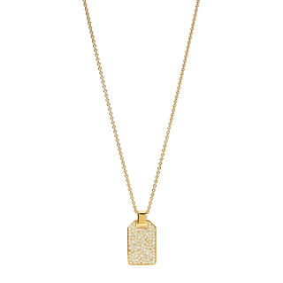 Gelbgold, Halsschmuck, Schmuckwerk Meine Welt Anhänger mit Halskette, Ref: OH216-GG