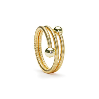 Gelbgold, Ringe, Niessing Colette C Embrace Ring 2-fach , Ref: N371522-1br-cy
