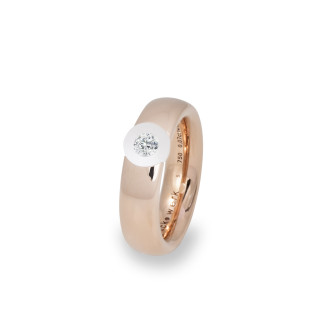 Rotgold, Ringe, Schmuckwerk Glasklar Ring, Ref: DR767-RG-GW