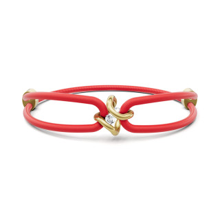 Gelbgold, Armschmuck, Niessing Spannring® Ära Armband, Ref: N392910-rot-cy