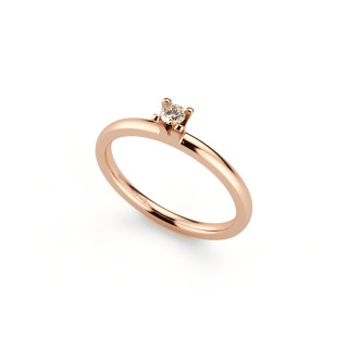 Rotgold, Ringe, Niessing Amatis 4 Krappen Ring, Ref: N331960-0.08ct-cinnamon-gloss-cr