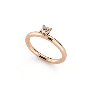 Rotgold, Ringe, Niessing Amatis 4 Krappen Ring, Ref: N331960-0.16ct-cinnamon-gloss-cr