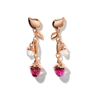 Roségold, Ohrringe, Tamara Comolli MIKADO Ohrringe Dangling 2 Acorns 'Blush', Ref: E-M-d-2-Blu-rg