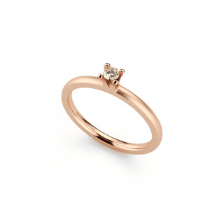 Rotgold, Ringe, Niessing Amatis 4 Krappen Ring, Ref: N331960-0.08ct-cinnamon-satin-cr