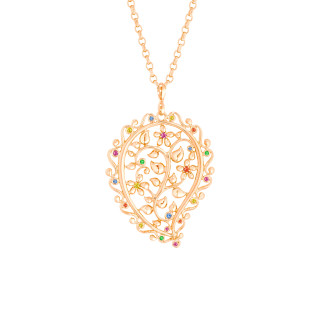 Roségold, Halsschmuck, Tamara Comolli INDIA Dream Anhänger 'Candy', Ref: P-IND-Dre-Can-rg