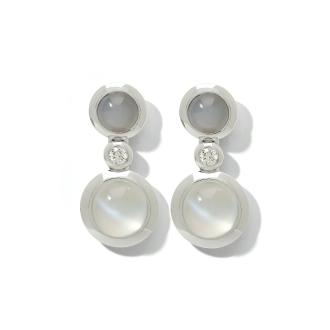 Bouton 2 Cabochon Ohrhänger Cashmere