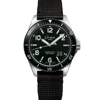 Herrenuhr, Automatik, Glashütte Original Sea Q Panoramadatum 