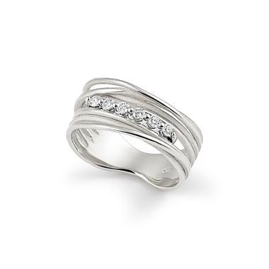 Ringe, Weißgold, Annamaria Cammilli Seta Ring