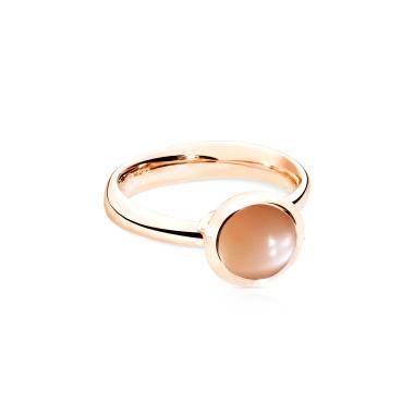 Ringe, Roségold, Tamara Comolli BOUTON Ring small brauner Mondstein