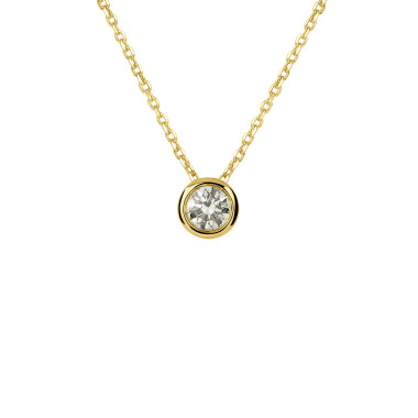         Gelbgold, Halsschmuck, Ruppenthal Collier Brillant