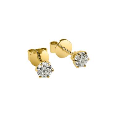 Ohrringe, Gelbgold, Ruppenthal Brillant Ohrstecker