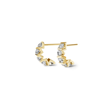         Gelbgold, Ohrringe, Niessing Vivida Creolen