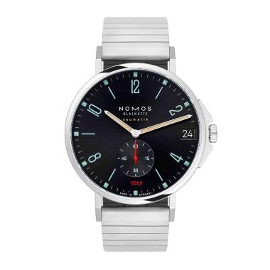 Unisex, Automatik, NOMOS Glashütte Tangente Sport neomatik 42 Datum blauschwarz