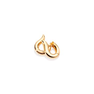 Ohrringe, Gelbgold, Tamara Comolli SIGNATURE Ohrringe Hoop medium