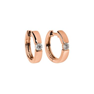 Ohrringe, Roségold, Ruppenthal Creolen
