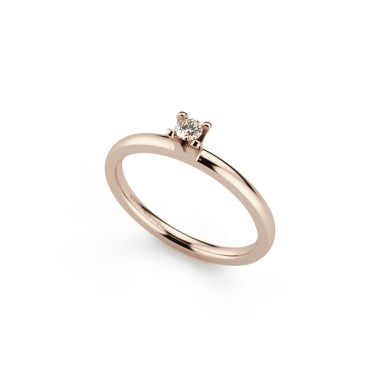 Ringe, Roségold, Niessing Amatis 4 Krappen Ring