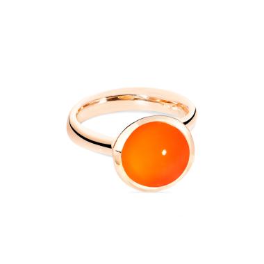 Ringe, Roségold, Tamara Comolli BOUTON Ring large Karneol