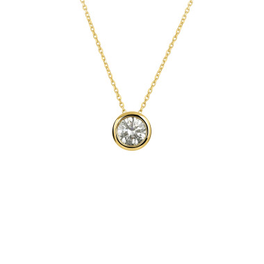         Gelbgold, Halsschmuck, Ruppenthal Collier Brillant