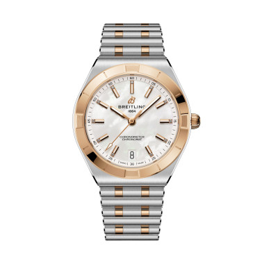         Damen- und Herrenuhr, Automatik, Breitling Chronomat Automatic 36