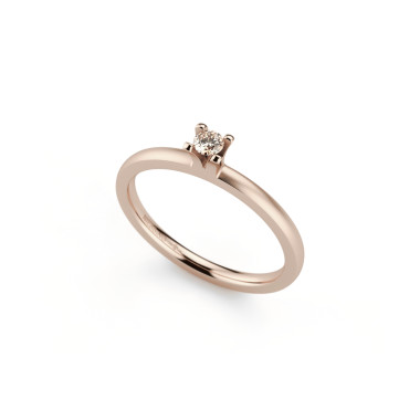         Roségold, Ringe, Niessing Amatis 4 Krappen Ring