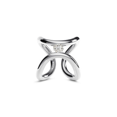         Platin, Ringe, Niessing Spannring® Ära