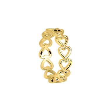 Ringe, Gelbgold, Ruppenthal Herzen Ring