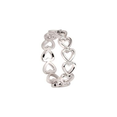 Ringe, Weißgold, Ruppenthal Herzen Ring