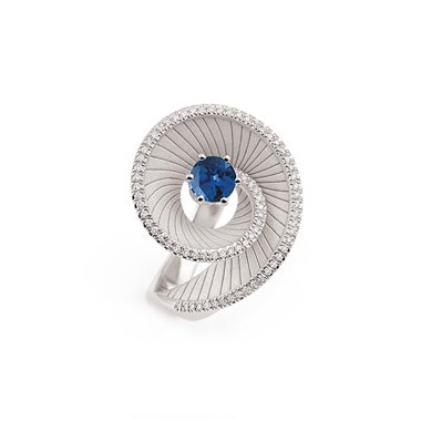 Ringe, Weißgold, Annamaria Cammilli Athena Ring