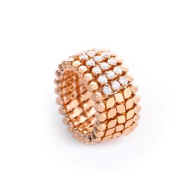 Ringe, Roségold, Serafino Consoli Brevetto Multi-Size Ring