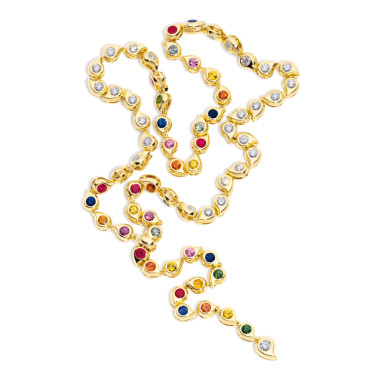         Gelbgold, Halsschmuck, Tamara Comolli SNOWFLAKES Rivière Collier 'Classic/Candy'