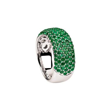 Ringe, Weißgold, Ruppenthal Ring Smaragde