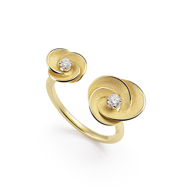 Gelbgold, Ringe, Cammilli Desert Rose Ring