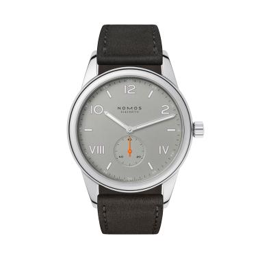 Unisex, Handaufzug, NOMOS Glashütte Club Campus 38 Absolute Gray