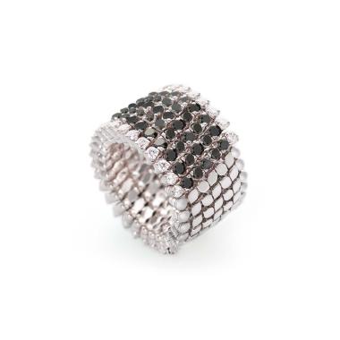 Ringe, Weißgold, Serafino Consoli Brevetto Multi-Size Ring
