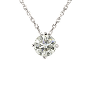         Weißgold, Halsschmuck, Ruppenthal Collier Brillant
