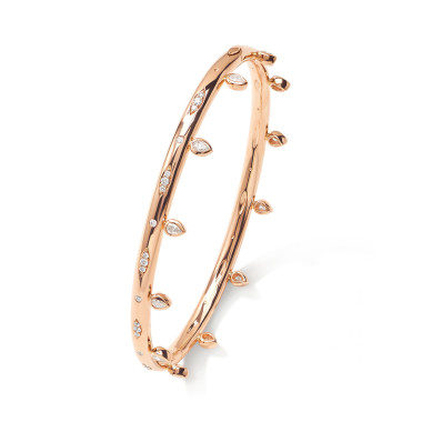         Roségold, Armschmuck, Tamara Comolli GYPSY Drop Armspange mit Diamanten