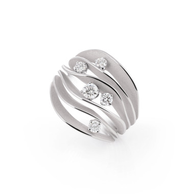         Weißgold, Ringe, Cammilli Dune Precious Ring