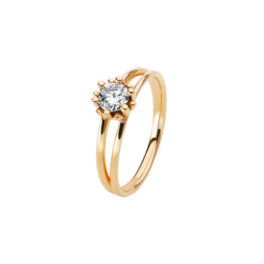         Rotgold, Ringe, Schmuckwerk Edelweiß Ring